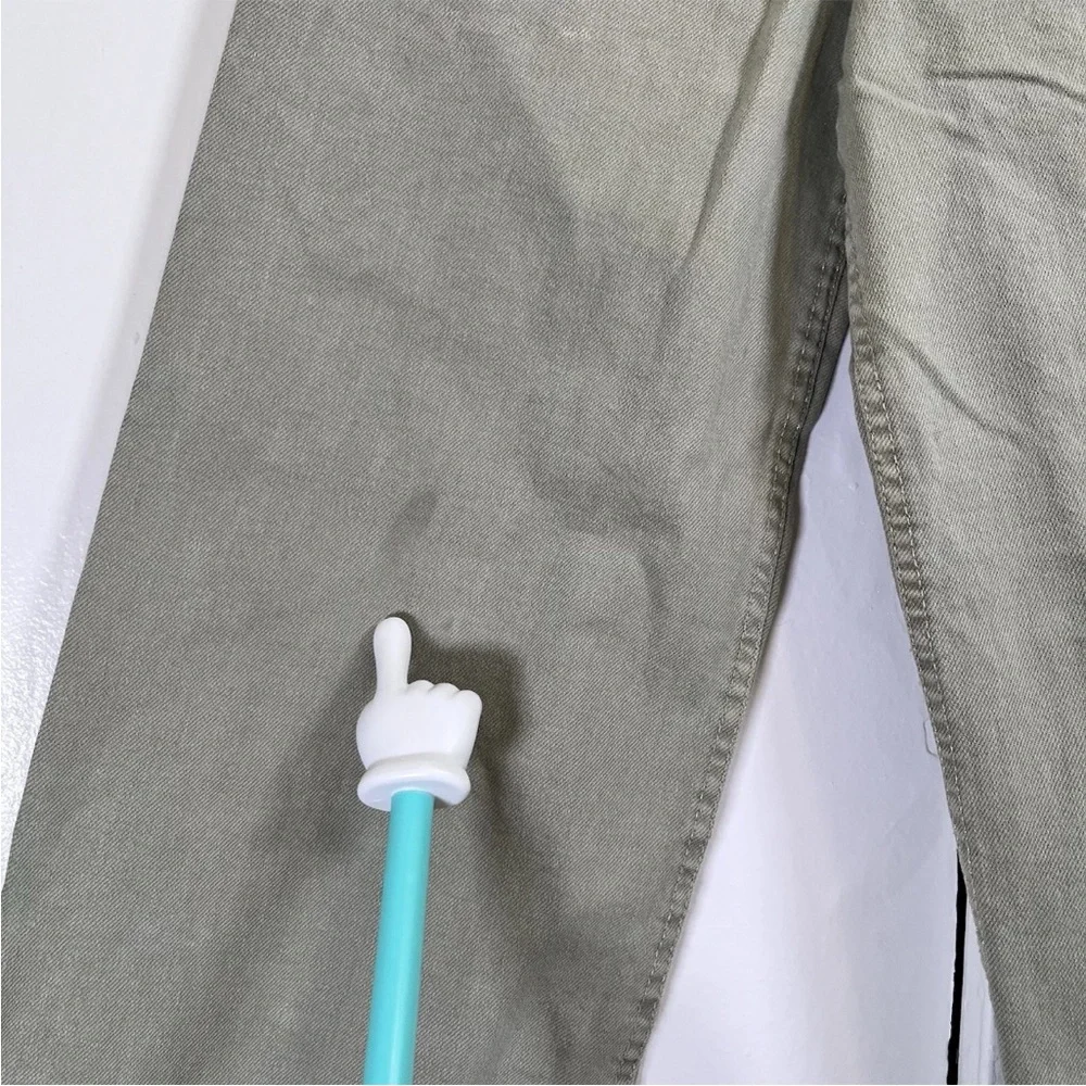 Zara Kids Size 13-14y Girl's‎ Light Khaki Denim Wide Leg Stretch Jeans
